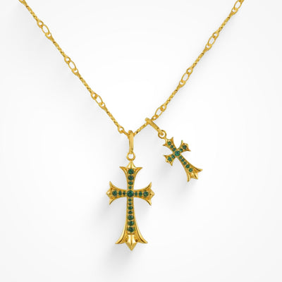 Double Cross Me Necklace