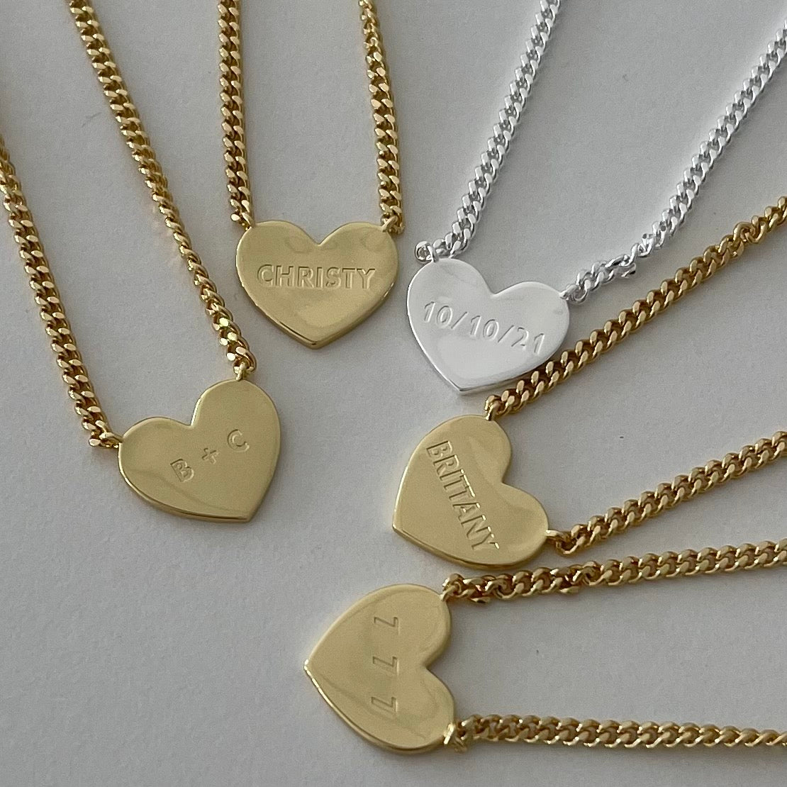 Custom/Personalized Heart Necklace